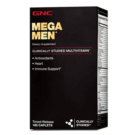 gnc mega men multivitamin review